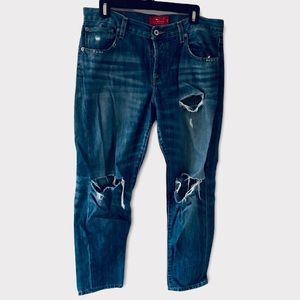 Lucky Brand Dylan Boyfriend Jean Distressed 6/28